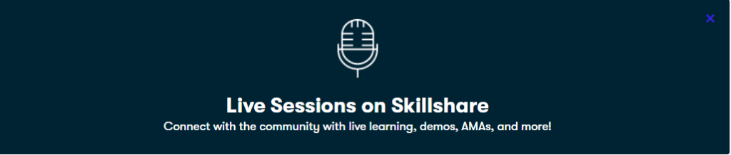 Skillshare Live Sessions